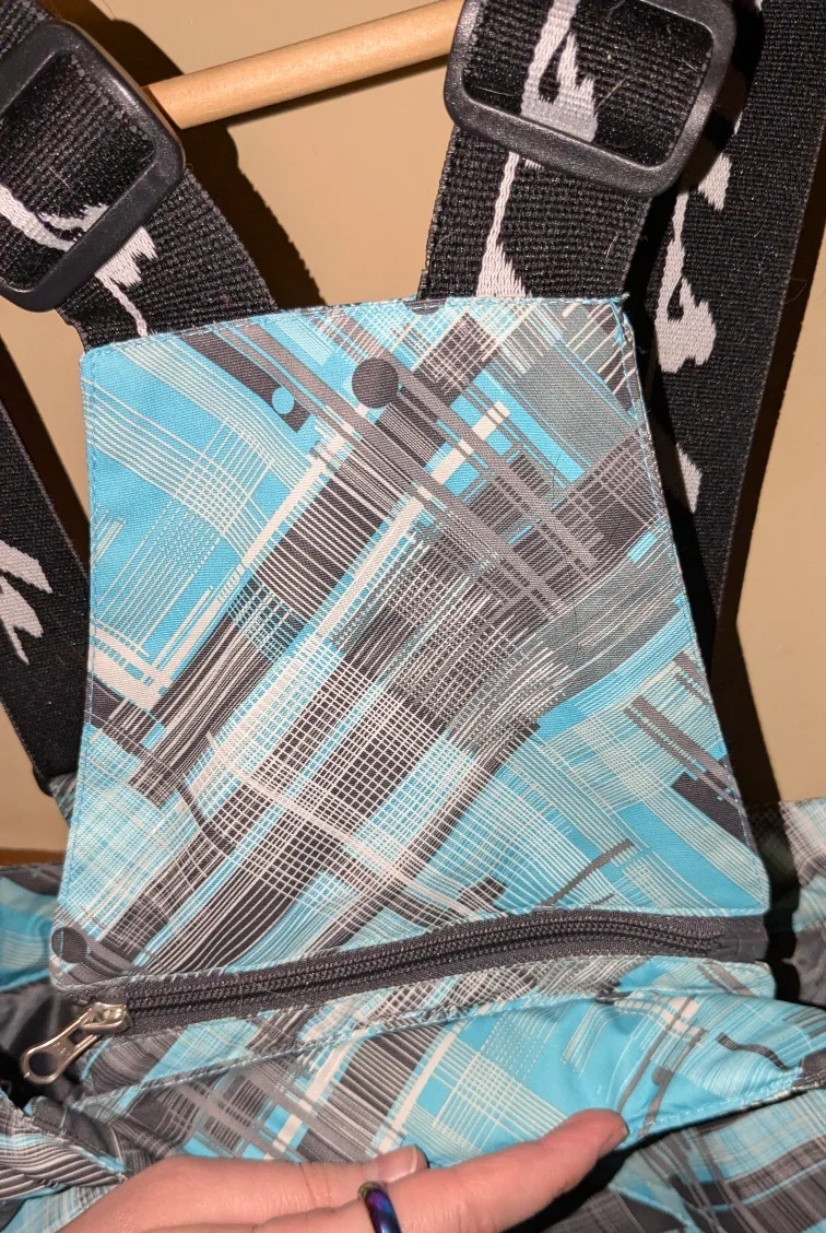 CRUSH Girls' Size 12 Blue & Black Snow Pants (Costco) #freecycle image indicator(5)