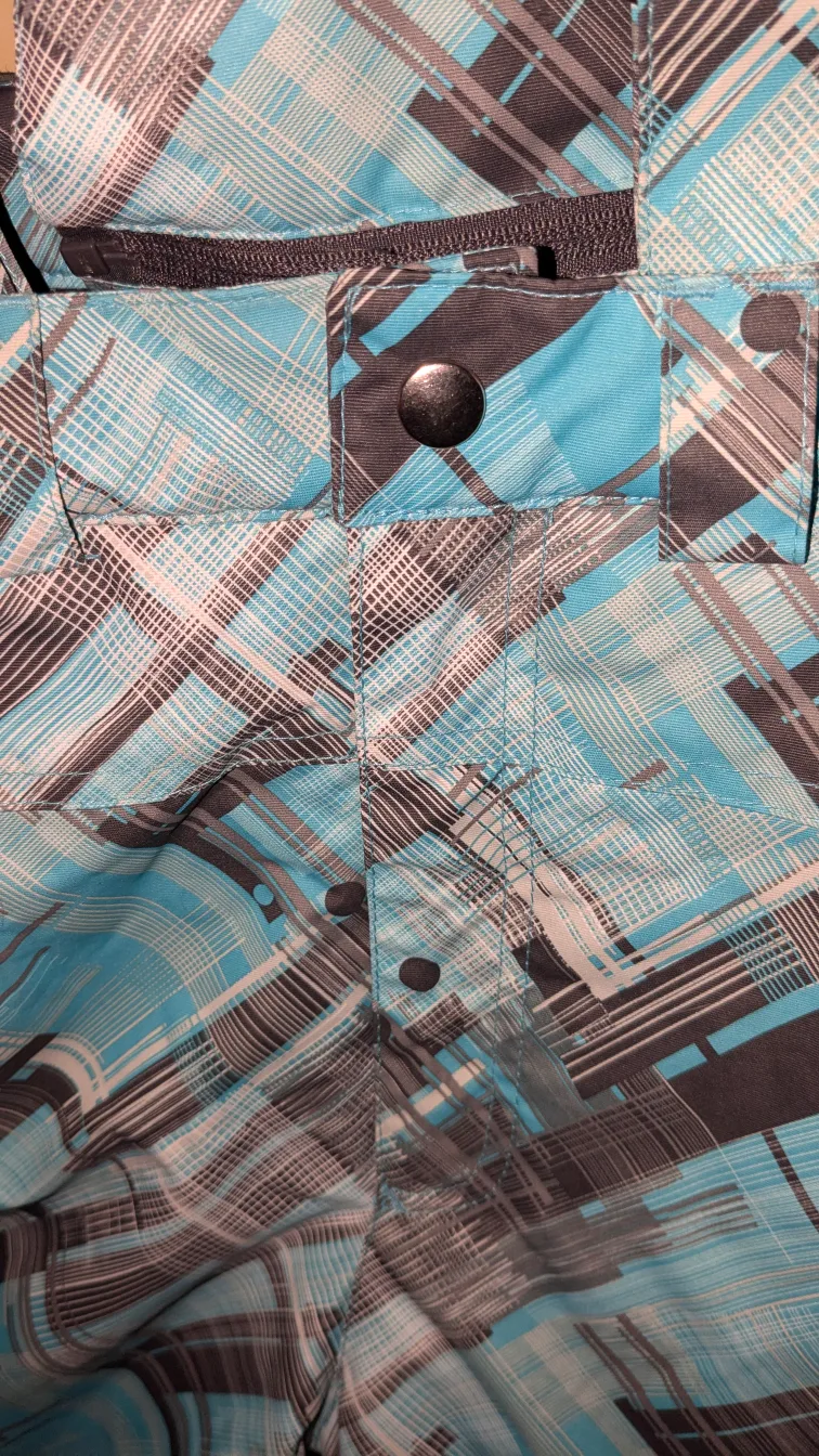 CRUSH Girls' Size 12 Blue & Black Snow Pants (Costco) #freecycle image indicator(6)