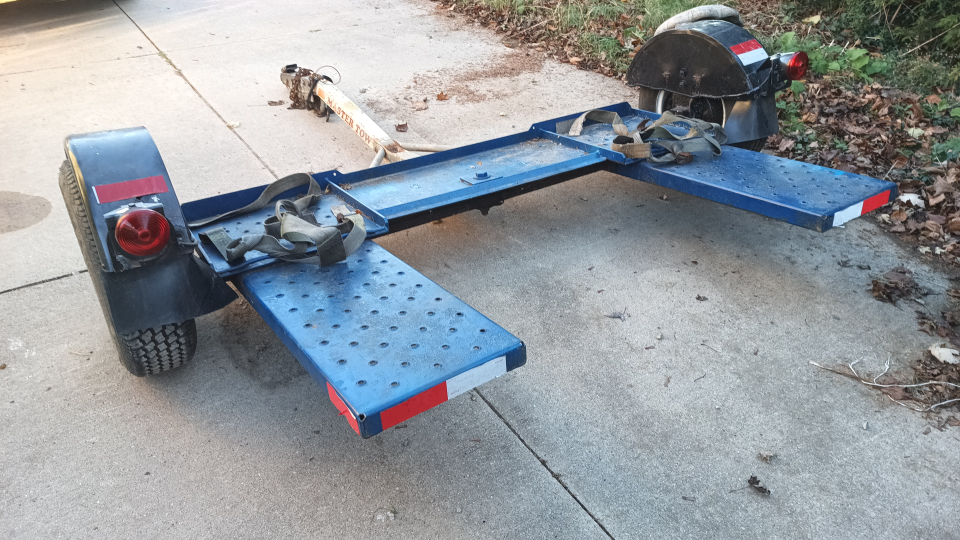 Master Tow Two Wheel Car Dolly Trailer