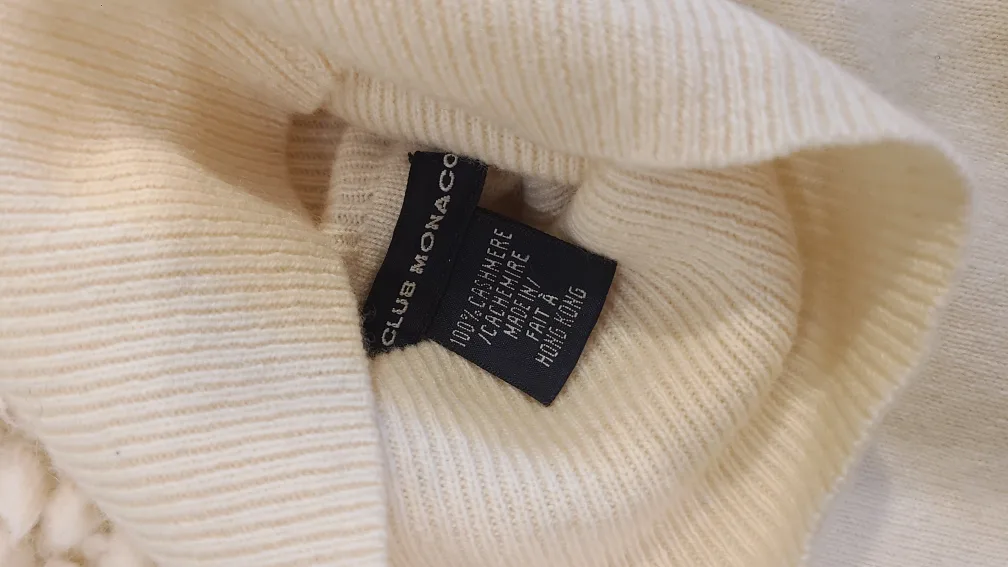 Club monaco cashmere 100 sweater image indicator(2)