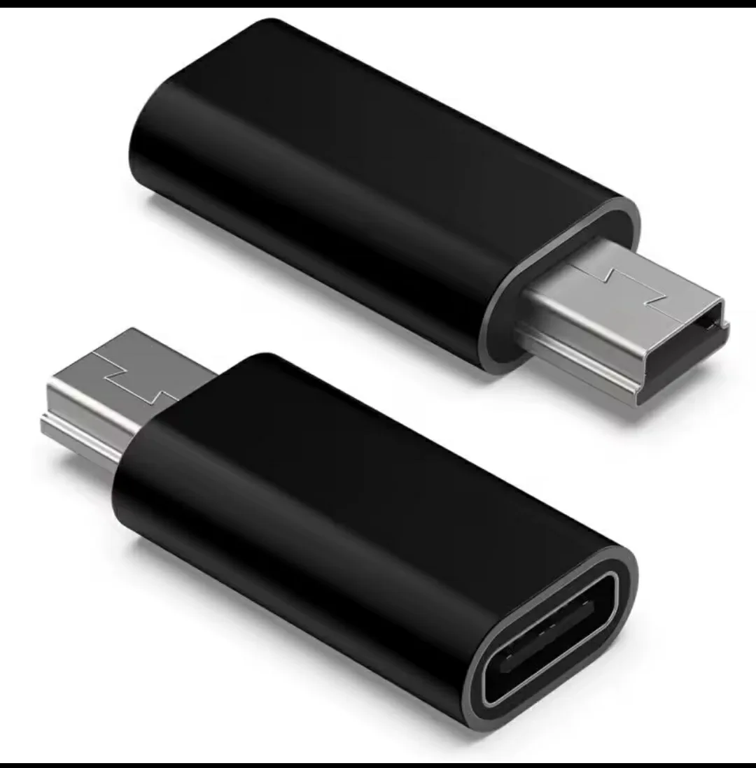 Mini USB Adapter B Male to USB Type-C Adapter Female #freecycle image indicator(9)