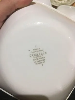 Nuova Fontebasso Scalloped Dinner Plate Transferware Deer Forest image indicator(5)