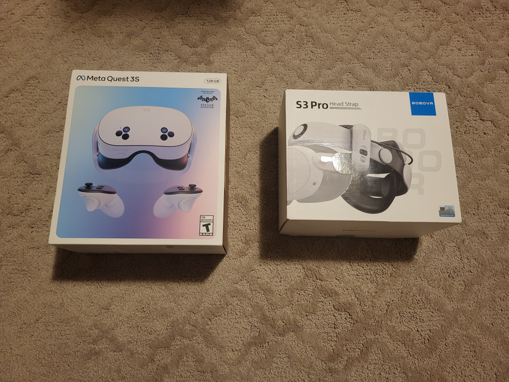 Meta Quest 3S with BoboVR S3 Pro Head Strap