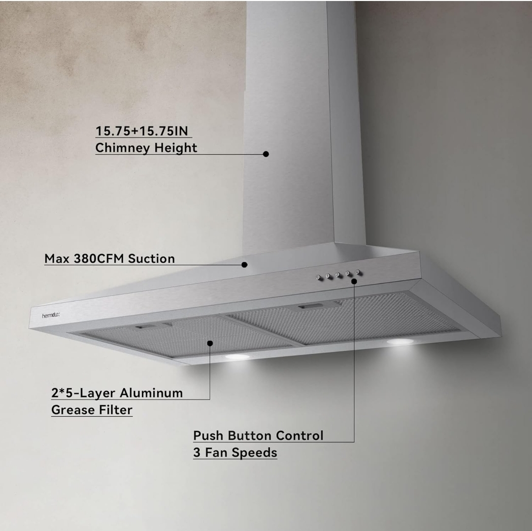 Hermitlux Range Hood 30 inch - photo 3