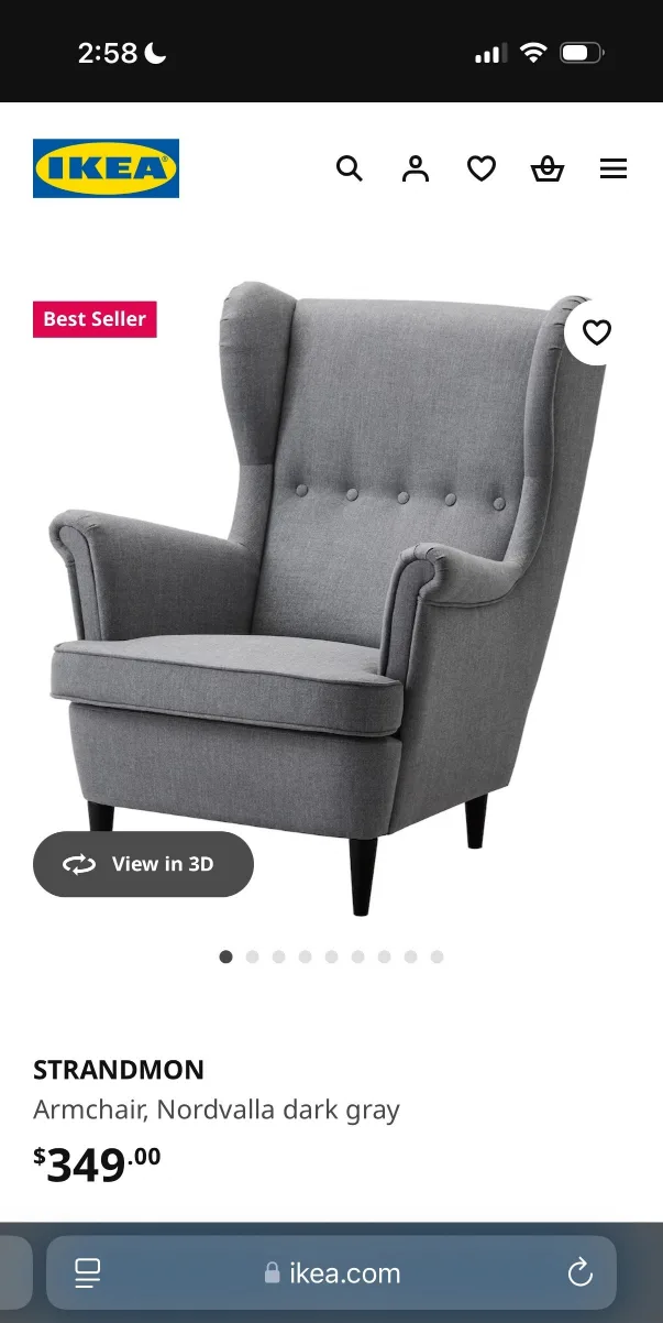 IKEA STRANDMON Armchair thumbnail