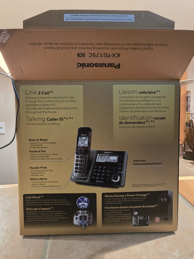 Panasonic phone used  almost 1 month - photo 3
