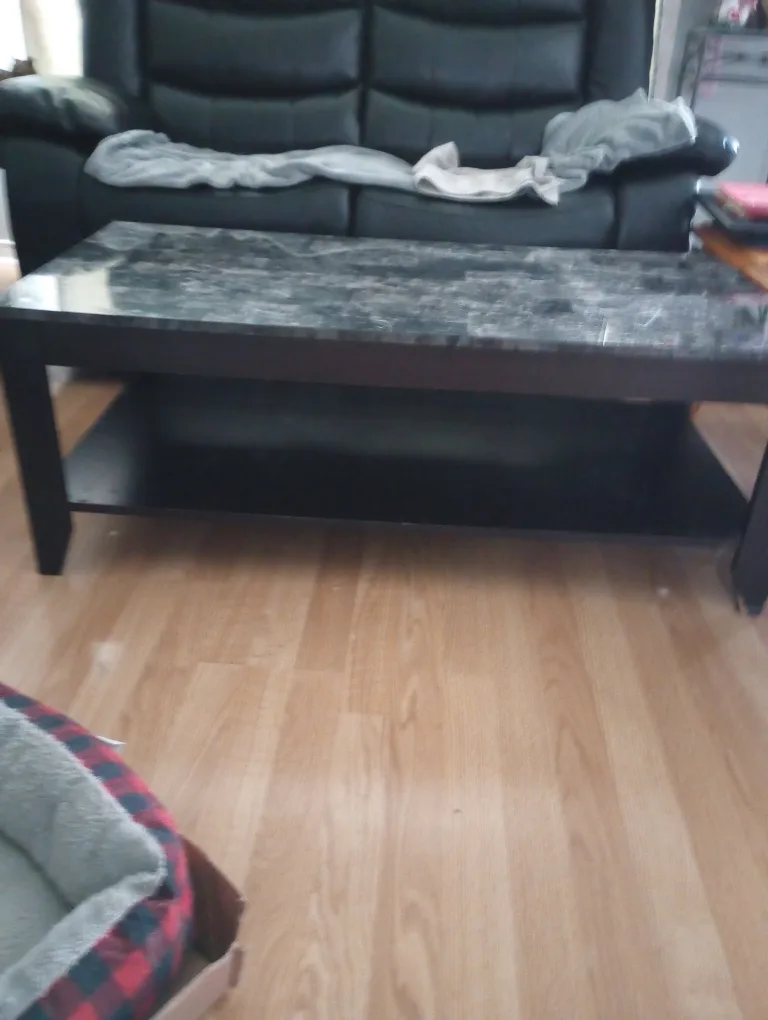 Coffee Table with Shelf and two End Tables image indicator(2)