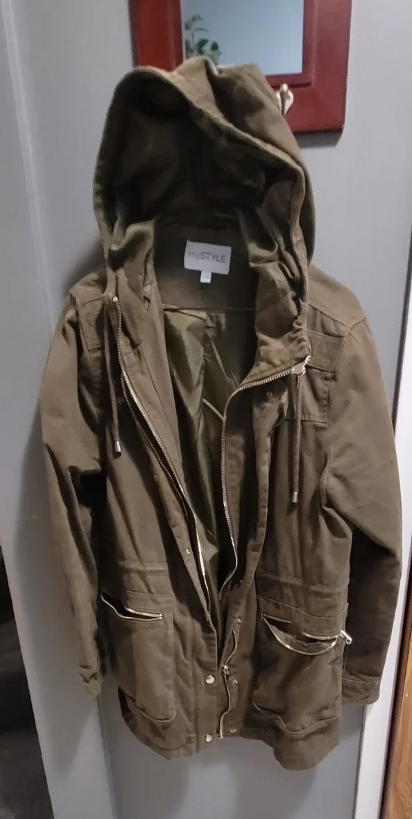 My Style Green Hooded Jacket thumbnail
