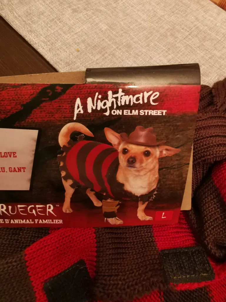 A Nightmare on Elm Street Dog Costume image indicator(2)
