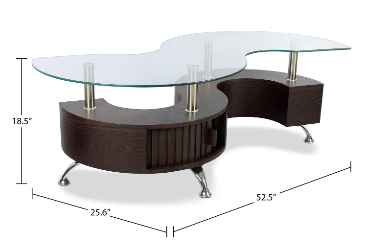 Modern S-shaped 3-Pack Coffee + 2 Ottomans with Storage - photo 5
