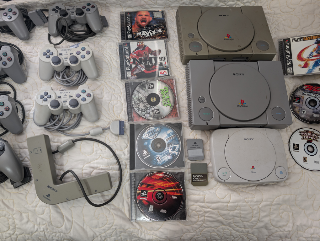 Sony PSX + PS1 Bundle with Games and Accessories
