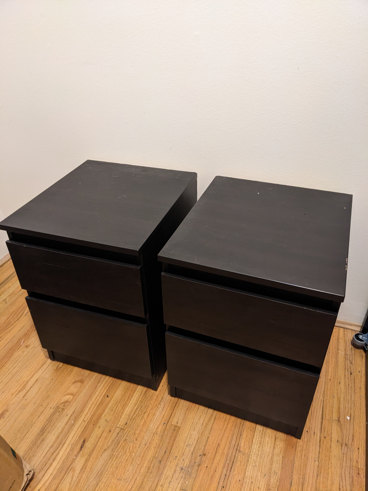 Pair of IKEA Nightstands