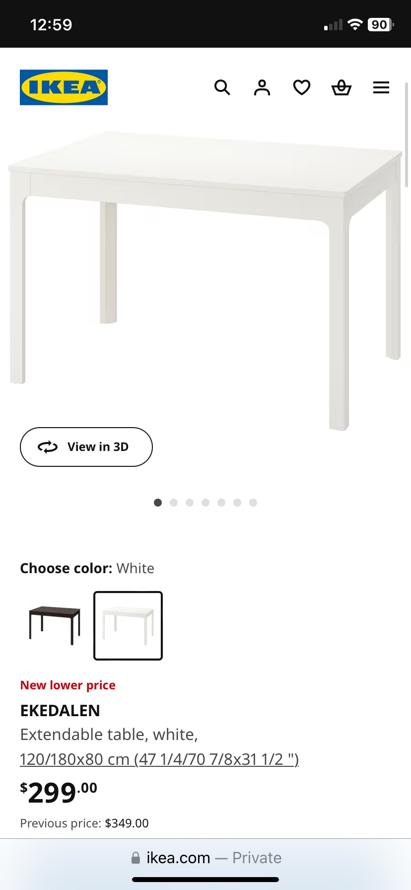 Can deliver—Ikea Ekedalen extendable table with 4 or 6 chairs. - photo 2