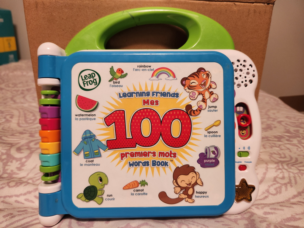 LeapFrog Learning Friends Mes 100 Premiers Mots Words Book