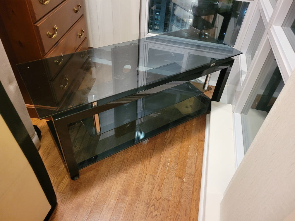 Glass TV Stand