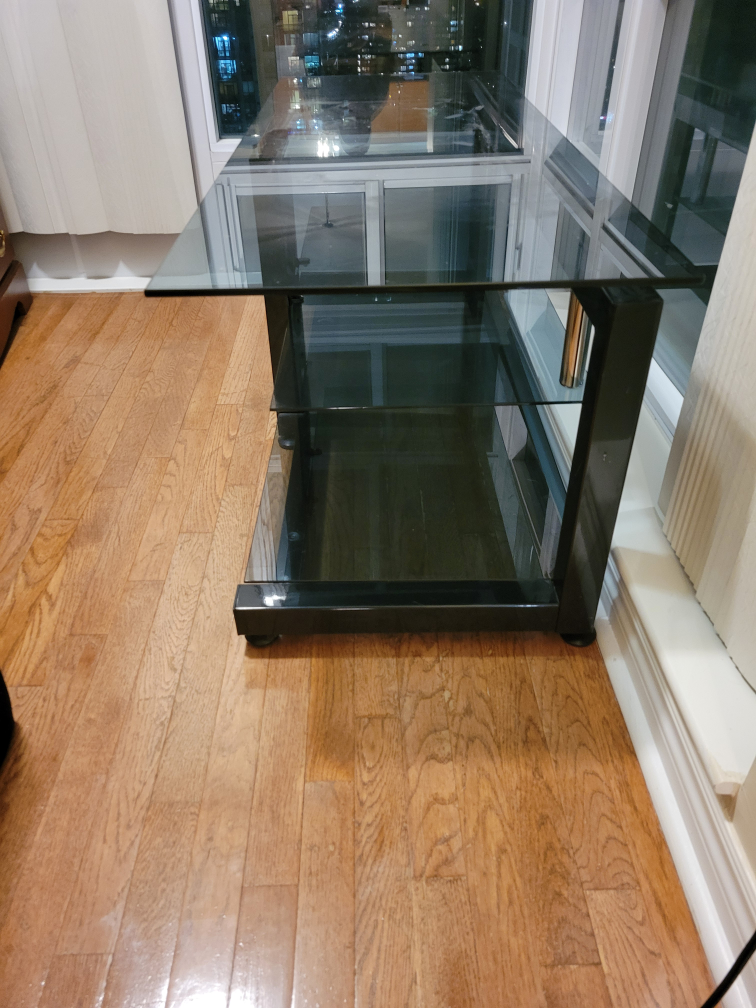 Glass TV Stand - photo 2
