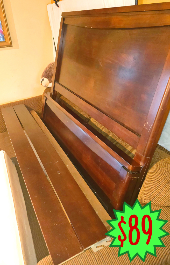 Full-Size Bed Frame and Box Spring - photo 3
