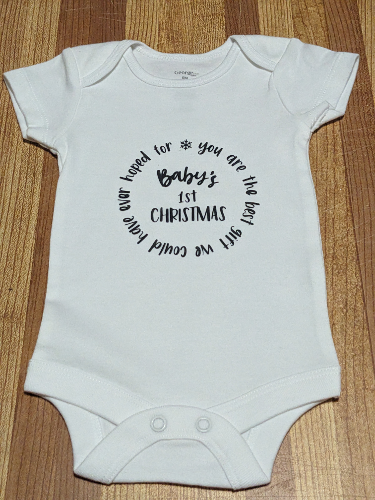 Baby's First Christmas Bodysuits - photo 3