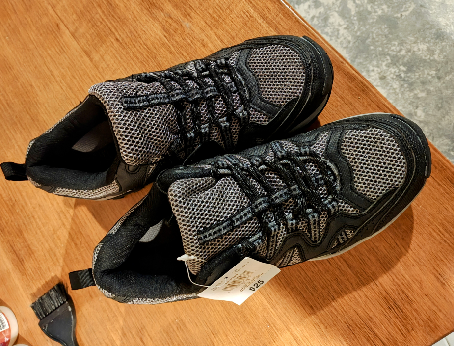 Men's Black & Grey Running Shoes - photo 2