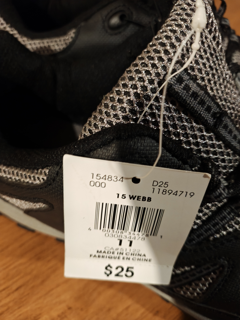 Men's Black & Grey Running Shoes - photo 3