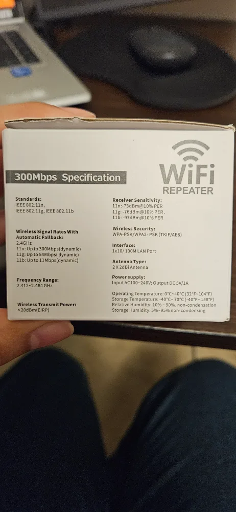 Wifi Range Extender 300Mbps image indicator(2)