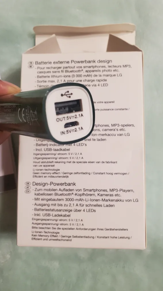 Silvercrest Portable Power Bank #freecycle image indicator(4)