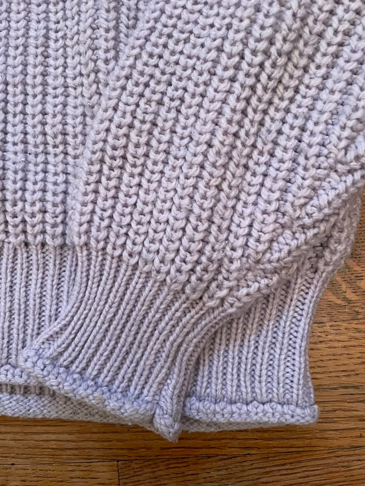 Chunky cable knit sweater image indicator(4)