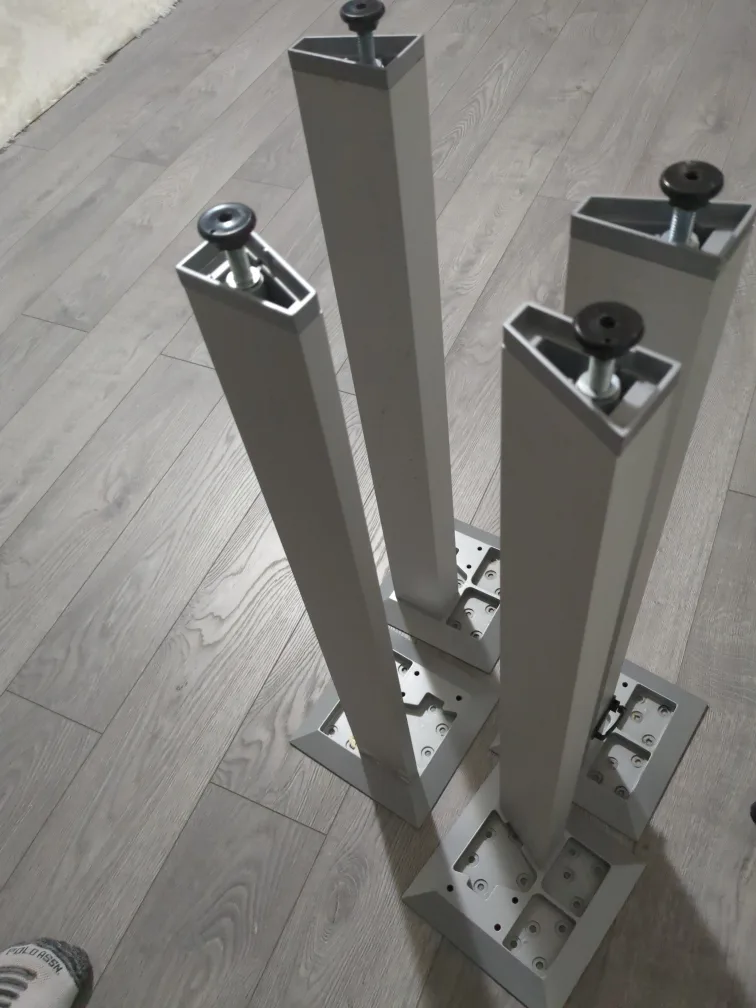 Four Metal Table Legs thumbnail