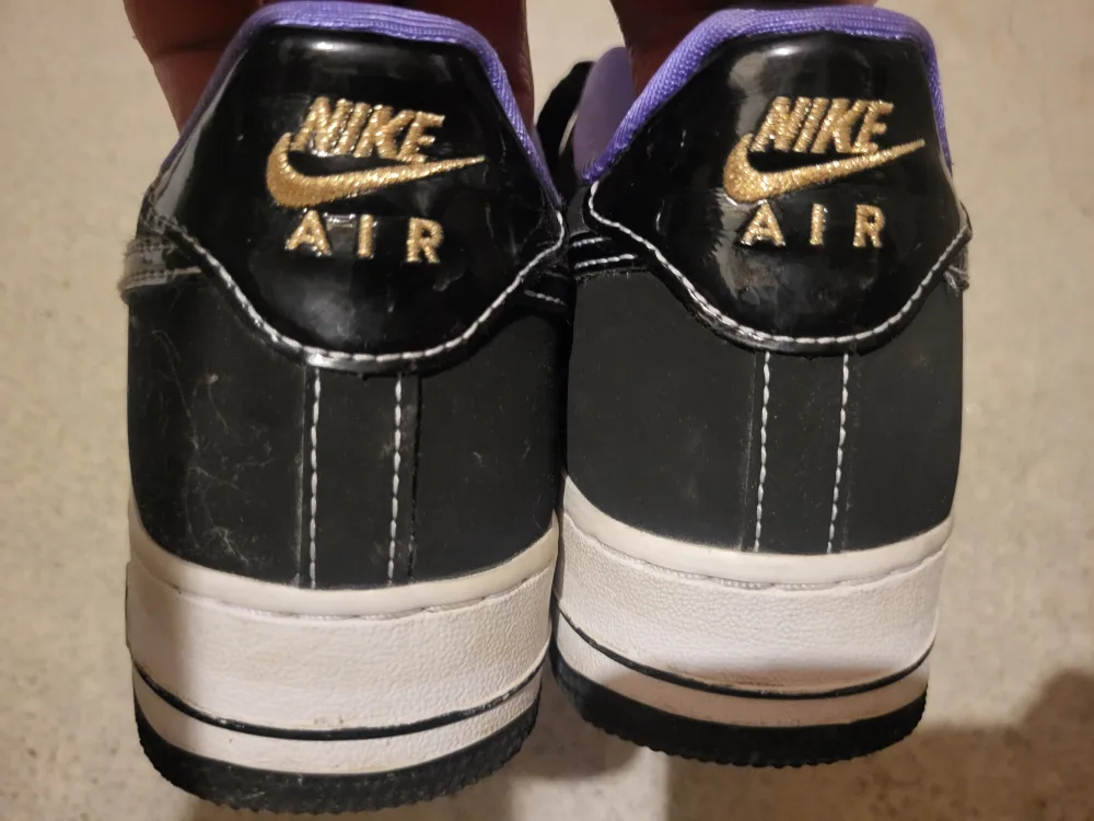 Nike Air Force 1 Low Black Purple Gold image indicator(3)