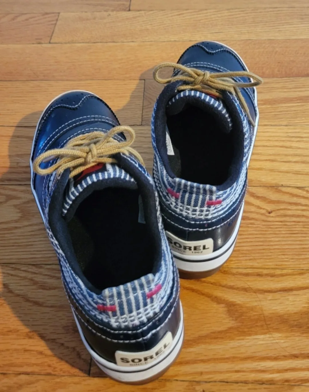 SOREL Women's Blue Leather Winter Snow image indicator(3)