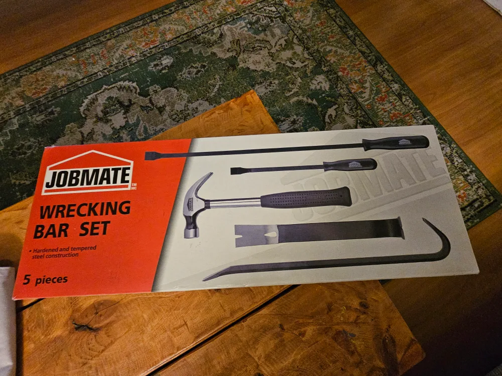 New Jobmate Wrecking Bar Set #ThriftyPicks thumbnail