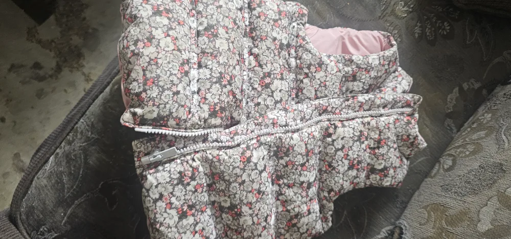 Baby Gap Floral Puffer Vest thumbnail