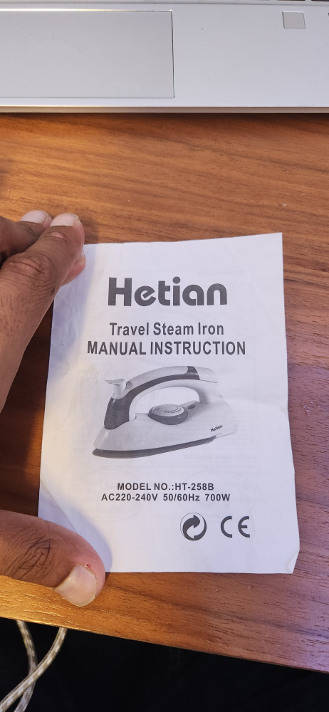 Hetian Travel Steam Iron - photo 4