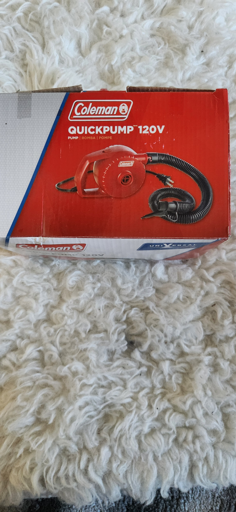 Brand New Coleman Quickpump 120V Air Pump - photo 2