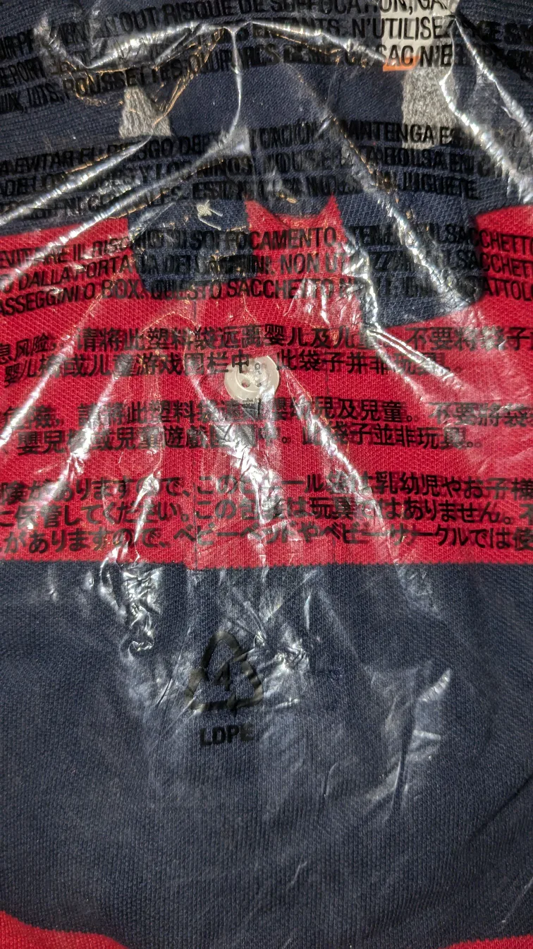 Old Navy Red and Blue Striped Shirt - Men's L image indicator(4)