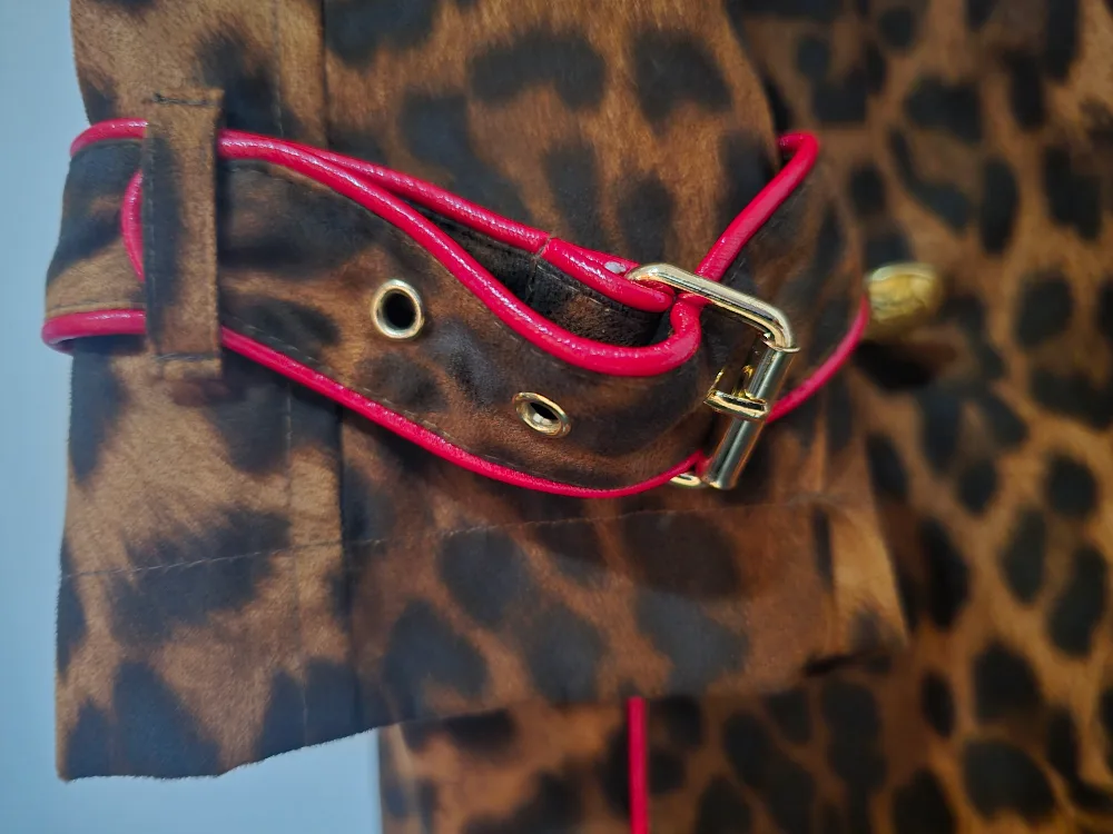 Baby Phat Leopard Print Trench Coat image indicator(2)