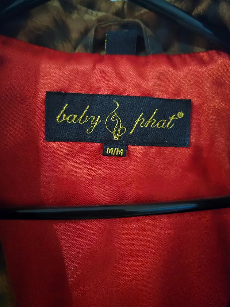 Baby Phat Leopard Print Trench Coat image indicator(3)