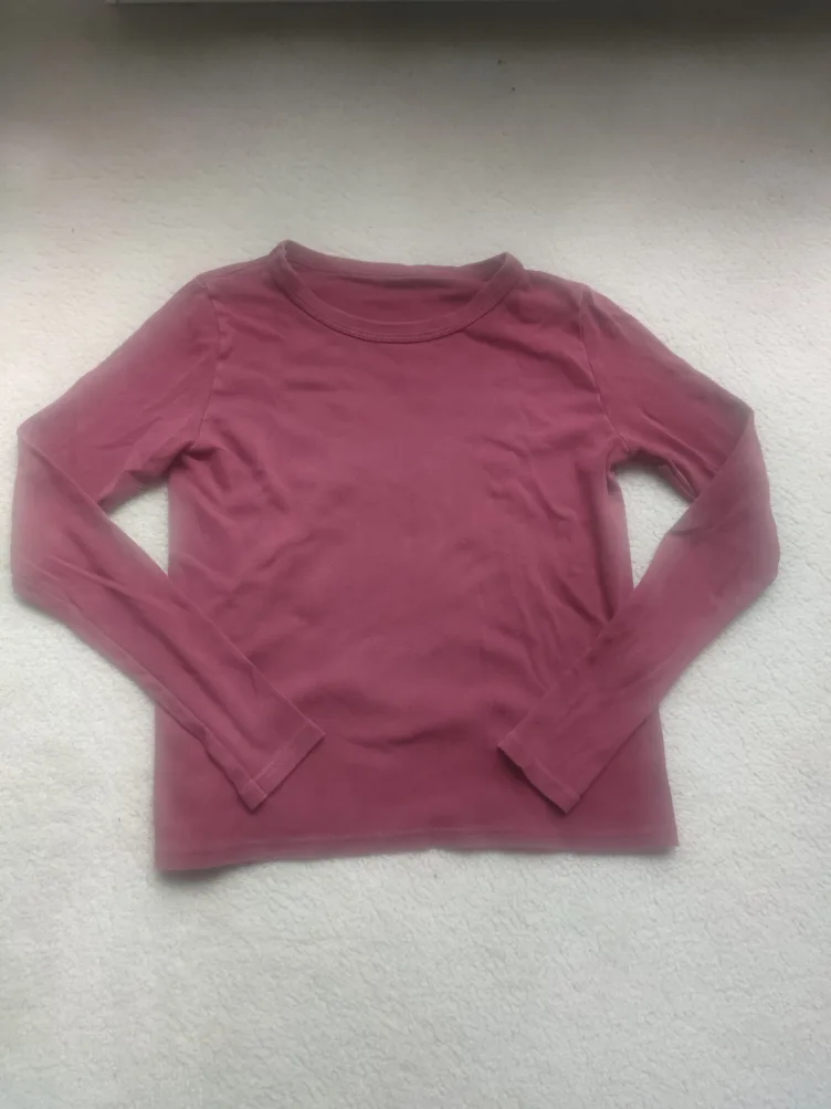 Brandy Melville Red/Burgundy Long Sleeve Shirt thumbnail