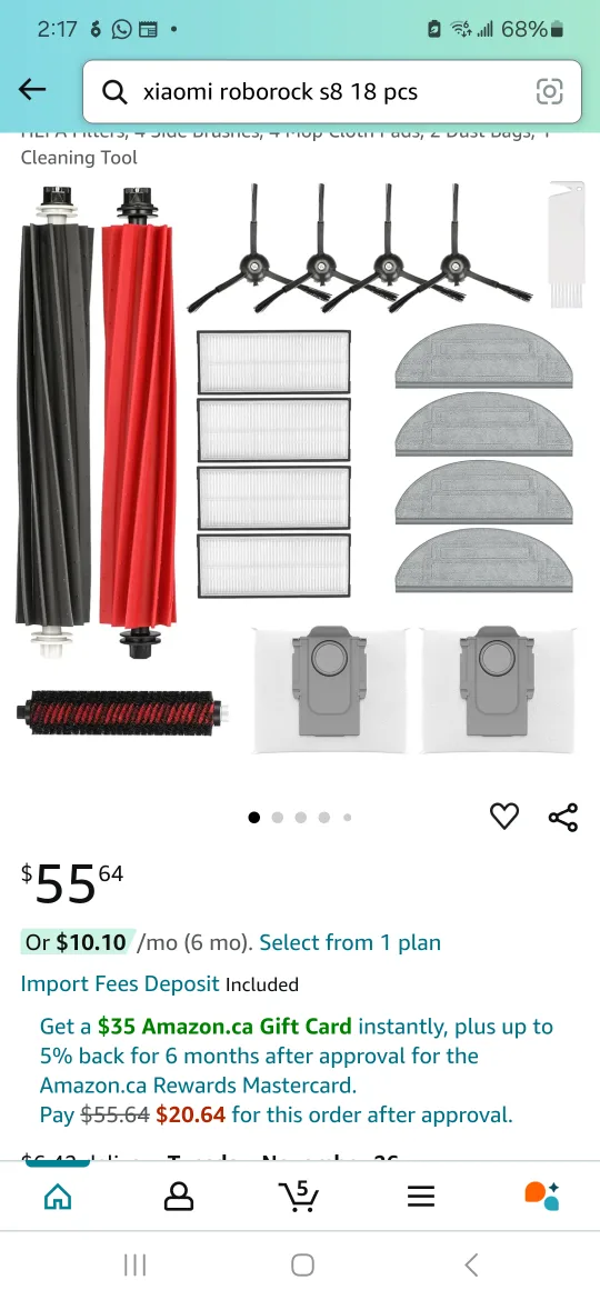 Xiaomi Roborock S8 18 Pcs Cleaning Tool image indicator(2)