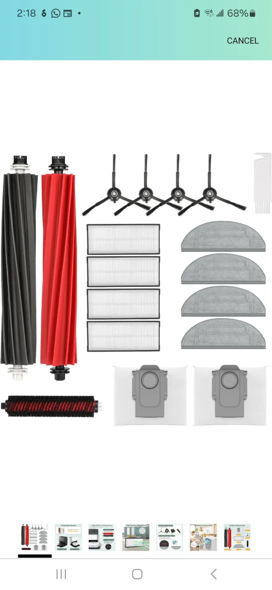 Xiaomi Roborock S8 18 Pcs Cleaning Tool image indicator(4)