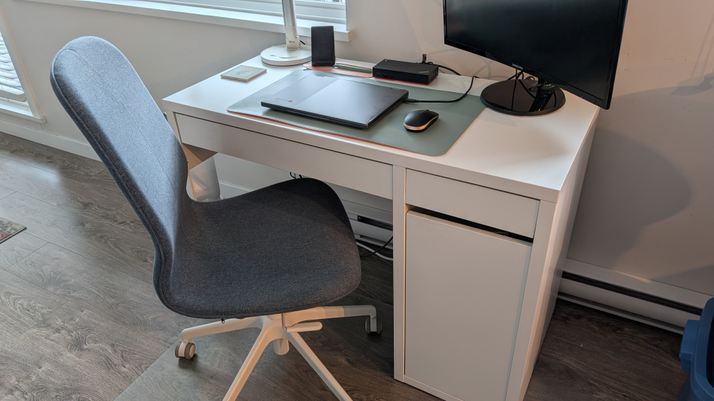 Office Chair and Desk