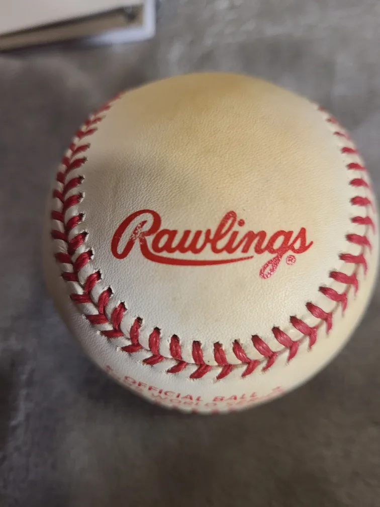 John Olerud Signed 1992 World Series Baseball image indicator(2)