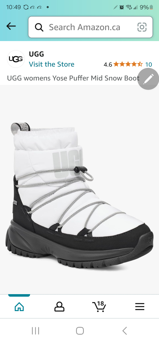 UGG Women's Yose Puffer Mid Snow Boots