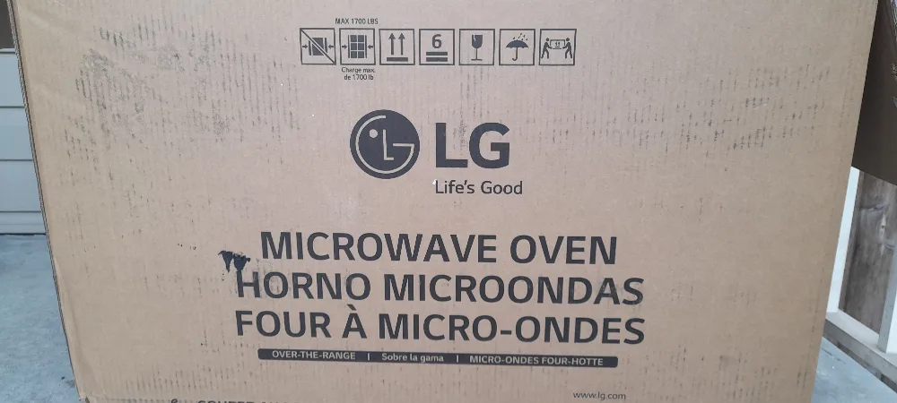 LG 1.7 cu. ft. Stainless-steel Over-the-range Microwave image indicator(7)