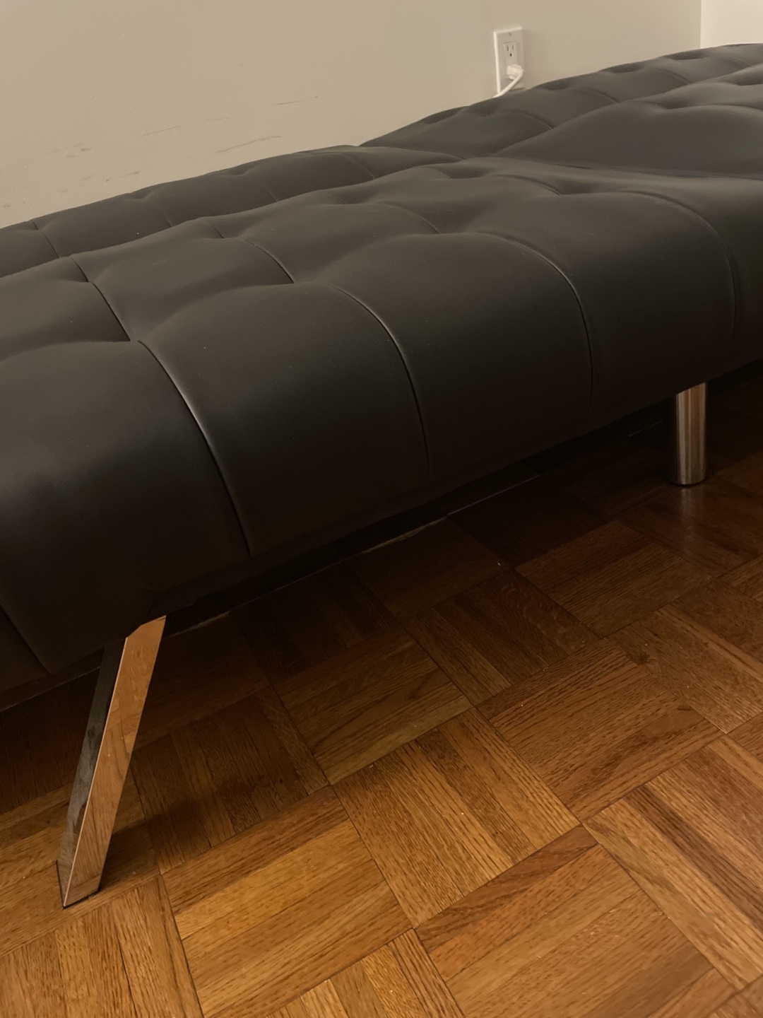 Black Futon Sofa Bed - photo 2