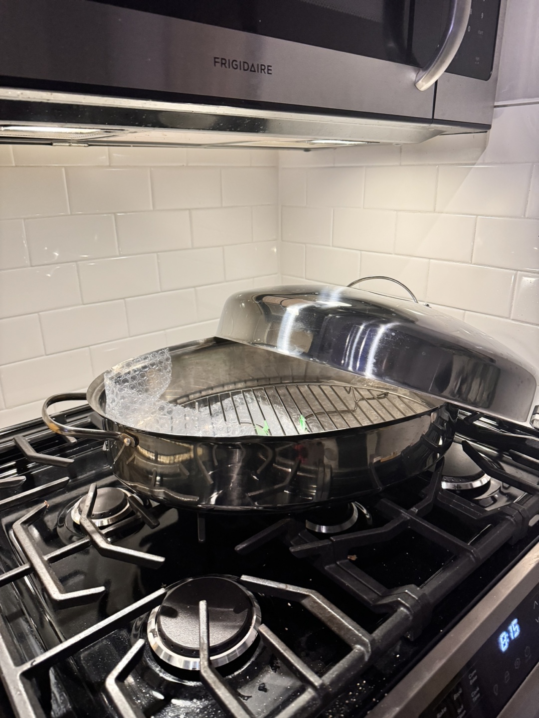 Stainless Steel Roaster with Lid and Rack - photo 2