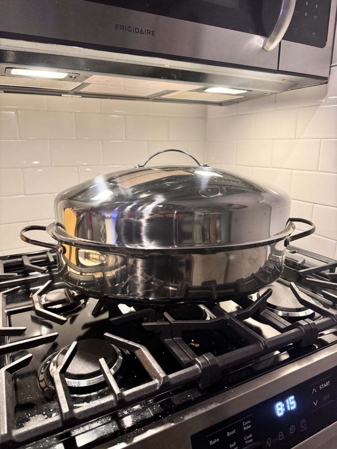 Stainless Steel Roaster with Lid and Rack
