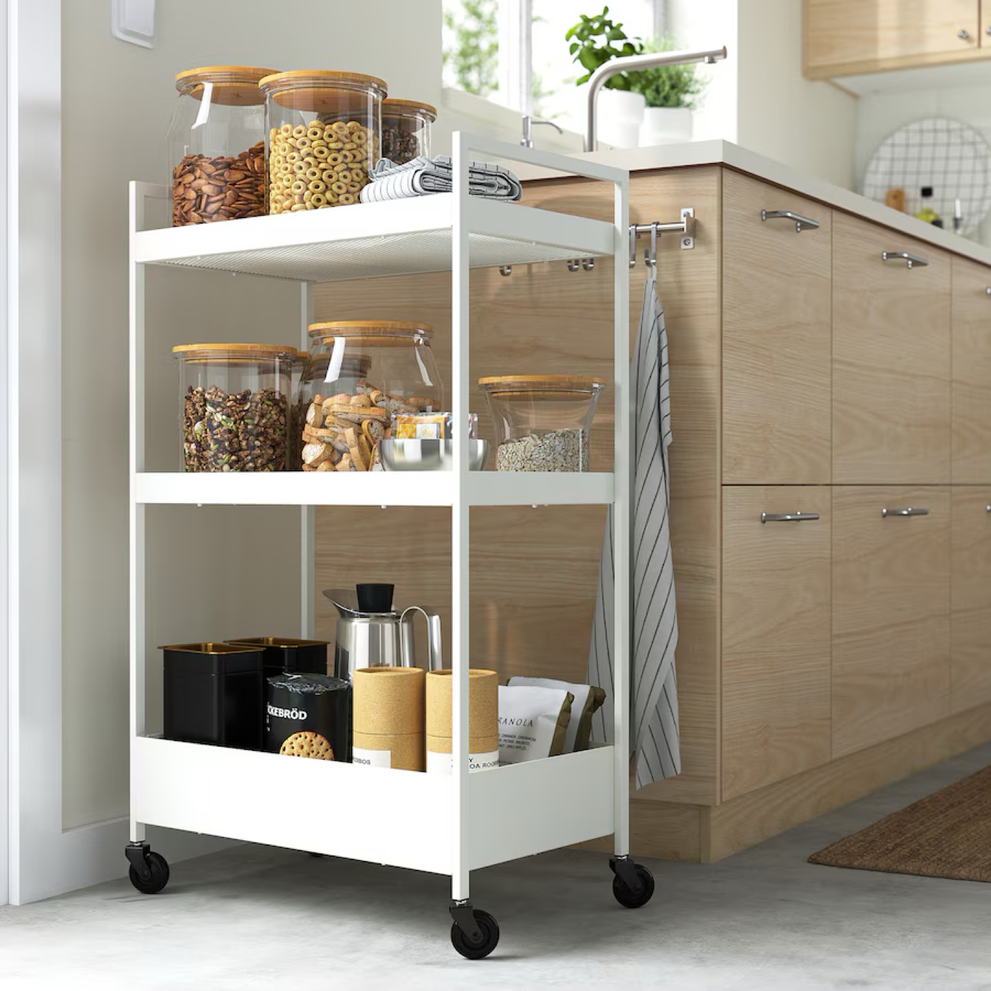 IKEA RÅSKOG Utility Cart - White