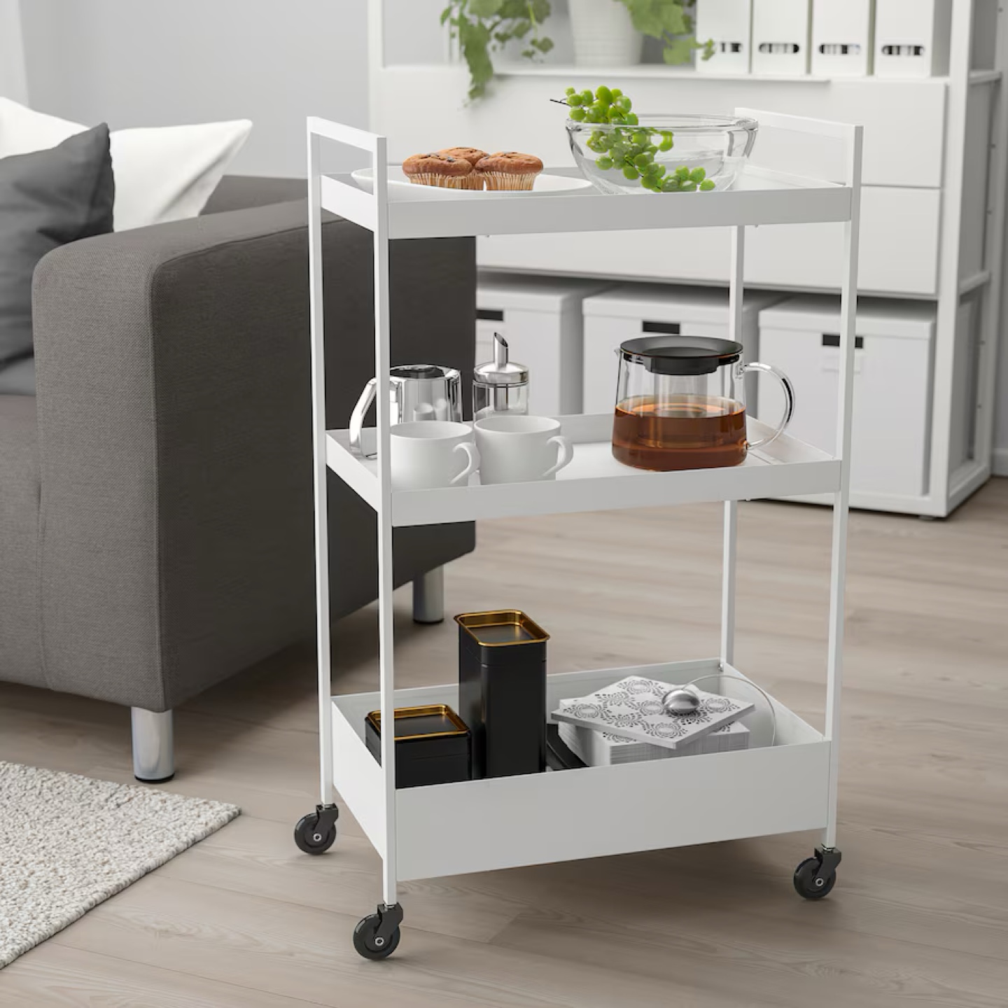 IKEA RÅSKOG Utility Cart - White - photo 2