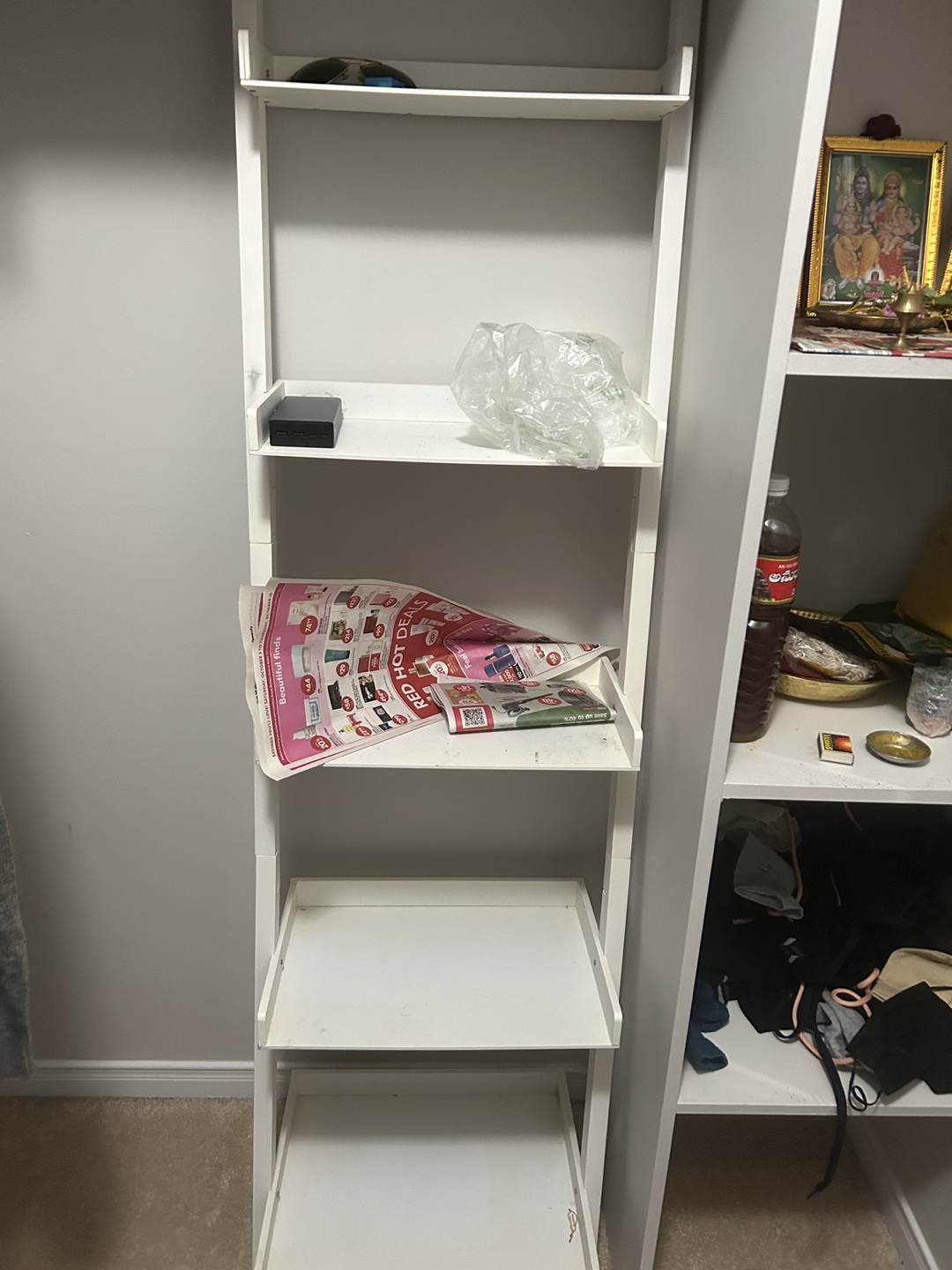 White Ladder Shelf